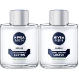 NIVEA MEN Erkek Hassas Tıraş Sonrası Losyon 100 ml,Nemlendirici, Hassas Ciltlere Özel,Alkolsüz Formül, Hızlı Emilir (2 paketi)