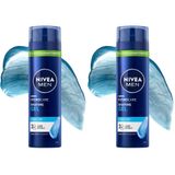 NIVEA MEN Erkek Nemlendirici Tıraş Jeli Protect&Care 200 ml, Kuru Ciltler İçin, Pürüzsüz Tıraş (2 paketi)