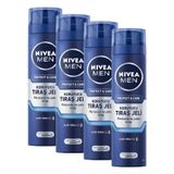 NIVEA MEN Erkek Nemlendirici Tıraş Jeli Protect&Care 200 ml, Kuru Ciltler İçin, Pürüzsüz Tıraş (4 paketi)