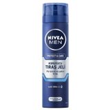 NIVEA MEN Erkek Nemlendirici Tıraş Jeli Protect&Care 200 ml, Kuru Ciltler İçin, Pürüzsüz Tıraş + NIVEA MEN Erkek Sprey Deodorant Fresh Active 150 ml