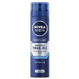 NIVEA MEN Erkek Nemlendirici Tıraş Jeli Protect&Care 200 ml, Kuru Ciltler İçin, Pürüzsüz Tıraş