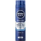 Nıvea Men Erkek Nemlendirici Tıraş Jeli Protect&Care 200 Ml