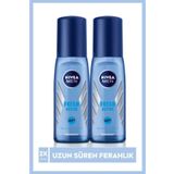 Nıvea Men Erkek Pump Sprey Deodorant Fresh Active 75Ml, 48 Saat Ter Koruması, Uzun Süren Ferahlık, X2 Adet