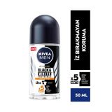 Nivea Men Erkek Roll On Deodorant Black&White Invisible Güçlü Etki 50 ml 48 Saat Anti-Perspirant Koruma