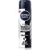 Nivea Men Erkek Sprey Deodorant Black & White Invisible Original,Ter Ve Ter Kokusuna Karşı 48 Saat A
