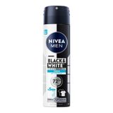 NIVEA MEN Erkek Sprey Deodorant Black&White Invisible Fresh 150 ml, 72 Saat Terleme ve Ter Kokusuna Karşı Anti-Alkolsüz, Kıyafetlerde Leke Bırakmaz,Ferah Koku