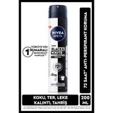 NIVEA MEN Erkek Sprey Deodorant Black&White Original 200ml, 72 Saat Ter Koruması, Leke Karşıtı, Alkolsüz