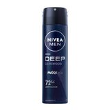 Nıvea Men Erkek Sprey Deodorant Deep Darkwood Aktif Karbon 150 Ml - 5 Adet