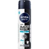 Nıvea Men Erkek Sprey Deodorant Deodorant Black&amp;white Invisible Fresh 150 Ml,72 Saat Anti-Perspi - 0 - 19 lt - Çok Renkli