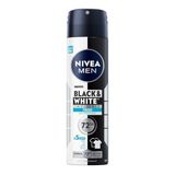 NIVEA MEN Erkek Sprey Deodorant Deodorant Black&White Invisible Fresh 150 ml,72 Saat Anti-Perspirant Ter ve Ter Kokusuna Karşı Koruma,Kıyafetlerde Leke Bırakmaz,Etil Alkol İçermez