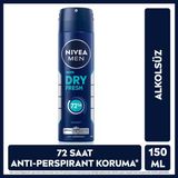 Nivea Men Erkek Sprey Deodorant Dry Fresh 150 ml 2 ADET