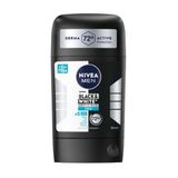 NIVEA MEN Erkek Stick Deodorant Black&White Invisible Fresh 72 Saat Anti-Perspirant Koruma, 50 ml