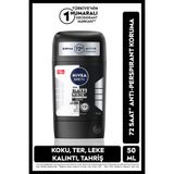 NIVEA MEN Erkek Stick Deodorant Black&White İnvisible Orginal,72 Saat Anti Perspirant Koruma,Leke Karşıtı