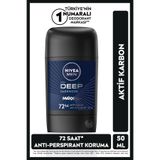 NIVEA MEN Erkek Stick Deodorant Deep Darkwood 50ml, 72 Saat Ter Kokusuna Karşı Anti Perspirant Koruma