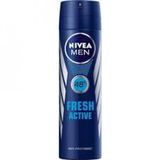 Nivea Men Fresh Active 150 ml Hızlı Kuruma Sprey Deodorant
