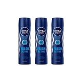 Nivea Men Fresh Active 48 Saat Anti-Perspirant Koruma 3x150 ml Erkek Sprey Deodorant