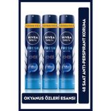 Nivea Men Fresh Active 48 Saat Erkek Sprey Deodorant 3 x 200 ML