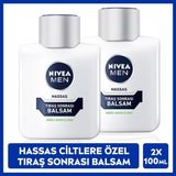 Nivea Men Hassas Ciltler İçin Tıraş Sonrası Balsam 100 ml x 2 Hızlı Rahatlama Özelliği