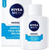 Nıvea Men Hassas Serinletici Tiras Sonrasi Balsam 100Ml, Hassas Ciltler,Alkolsuz Formul