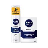 Nivea Men Hassas Tıraş Sonrası Balsam 100 ML + Tıraş Köpüğü 200 ML