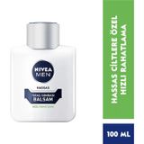 Nıvea Men Hassas Tiras Sonrasi Balsam 100Ml, Hassas Ciltler,Alkolsuz Formul