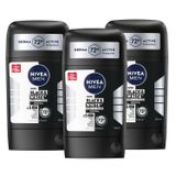 Nivea Men Invisible Black&White Original 3x50 ml Erkek Stick Deodorant
