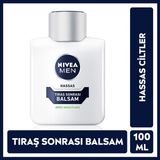 Nivea Men MEN Erkek Hassas Ciltlere Özel Tıraş Sonrası Balsam 100ml, Tahriş ve Hassasiyet Karşıtı, Nemlendirici, Erkek Bakım