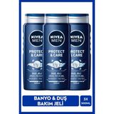 Nivea Men Protect & Care Aloe Vera Nemlendirici Erkek Duş Jeli 3X500 ml - 1500 ml