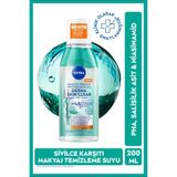 NIVEA Micellar Makyaj Temizleme Suyu Derma Skin Clear 200 ml, Karşıtı,Niasinamid,Salisilik Asit,PHA