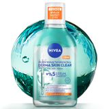 NIVEA Micellar Makyaj Temizleme Suyu Derma Skin Clear 400 ml, Sivilce Karşıtı,Serum İçerikli,Niasinamid,Salisilik Asit,PHA,Sivilceye Eğilimli Ciltler,Durulama Gerektirmez