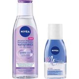 Nivea Micellar Makyaj Temizleme Suyu Yatıştırıcı 200 Ml&göz Makyaj Temizleme 125 ml