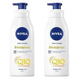 Nivea Nbody Q10 Sıkılaştırıcı Vücut Losyonu Pompa 400 ml 2 Adet Paraben İçermeyen Etki