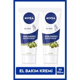 Nivea Ne mlendirici El Kremi Zeytinyağı Ile Yoğun Ne mlendirme 75 ml x2 Adet, Oje Hediyeli