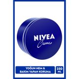 NIVEA Nemlendirici Creme 250ml, Yoğun Nemlendirici, Bakım Yapan Koruma,Eucerit, Yumuşak Cilt, El Yüz Vücut