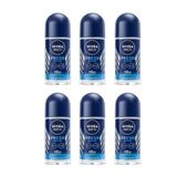 Nivea NİVEA DEO ROLL-ON MEN MİNİ FRESH ACTİVE 25 ML 6 ADET