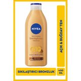 Nıvea Nıvea Q10 Sıkılaştırıcı Bronzlaştırıcı Vücut Losyonu 400Ml, 7 Günde Sıkılaşma,Açık Buğday Ten,Normal Cilt
