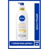 Nıvea Nıvea Q10 Sıkılaştırıcı Vücut Losyonu 400Ml, 7 Günde Sıkılaşma, 72 Saat Nemlendirici,C Vitamini,Esnek Cilt