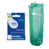 Nivea Original Care Renksiz Dudak Bakım Kremi 4.8Gr + Çanta Hediyeli