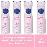 Nivea Pearl and Beauty Hızlı Koruma 4x150 ml Sprey Deodorant