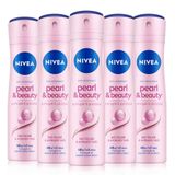 Nivea Pearl Beauty 5x150 ML Kadın Sprey Deodorant