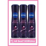 Nivea Pearl Beauty Fine Fragrance 3x150 ml Kadın Sprey Deodorant