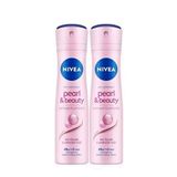 Nivea Pearly Beauty 2x150 ml Kadın Sprey Deodorant
