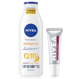Nivea Q10 7 Günde Sıkılaştırıcı Vücut Bakım Losyonu 250 Ml ve Berry Renkli Nemlendirici Dudak Kremi