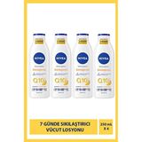 Nivea Q10 7 Günde Sıkılaştırıcı Vücut Losyonu 250 ml X4 Adet Esnek ve Elastik Cilt İçin Nemlendirici