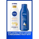 Nivea Q10 7 Günde Sıkılaştırıcı Vücut Losyonu 250ML ve Yoğun Besleyici Bakım Sütü 200ML, Kuru Cilt