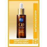 NIVEA Q10 ANTİ-WRİNKLE DOUBLE EFFECT SKİN SERUM 30ML, PURE Q10, SUGAR-INDUCED ANTİ-WRİNKLE PSSN2898
