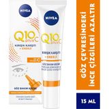 Nivea Q10+ C Göz Bakım Kremi 15 ml Yorgun Görünüm ve İnce Çizgilere Karşı Etkili