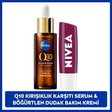 Nivea Q10 Çift Etkili Cilt Serumu 30ML, Böğürtlen Işıltılı Dudak Bakım Kremi