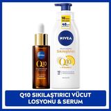Nivea Q10 Çift Etkili Cilt Serumu 30ML, Sıkılaştırıcı Nemlendirici Vücut Losyonu 400ML