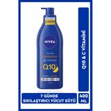 Nıvea Q10 Kuru Ciltler İçin 7 Günde Sıkılaştırıcı Vücut Sütü 400 Ml,C Vitamini
